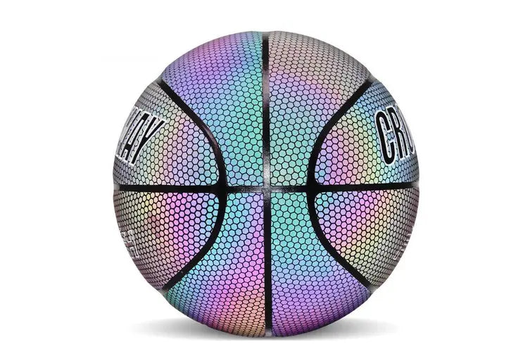 Luminous Reflective Basketball PU Leather Wear-resistant Glowing Basketball (Size 7)