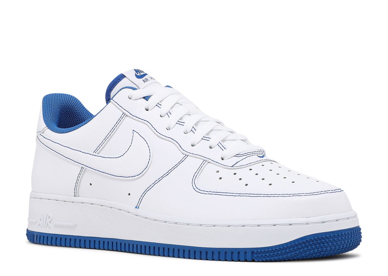 Nike Air Force 1 '07 Low - "Contrast Stitch- Game Royal" (Men's)