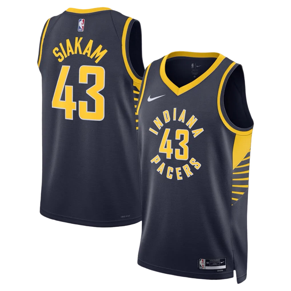 Indiana Pacers Pascal Siakam Nike Icon Edition Swingman Jersey - Navy - Unisex