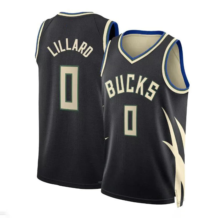 Bucks Damian Lillard Swingman Jersey