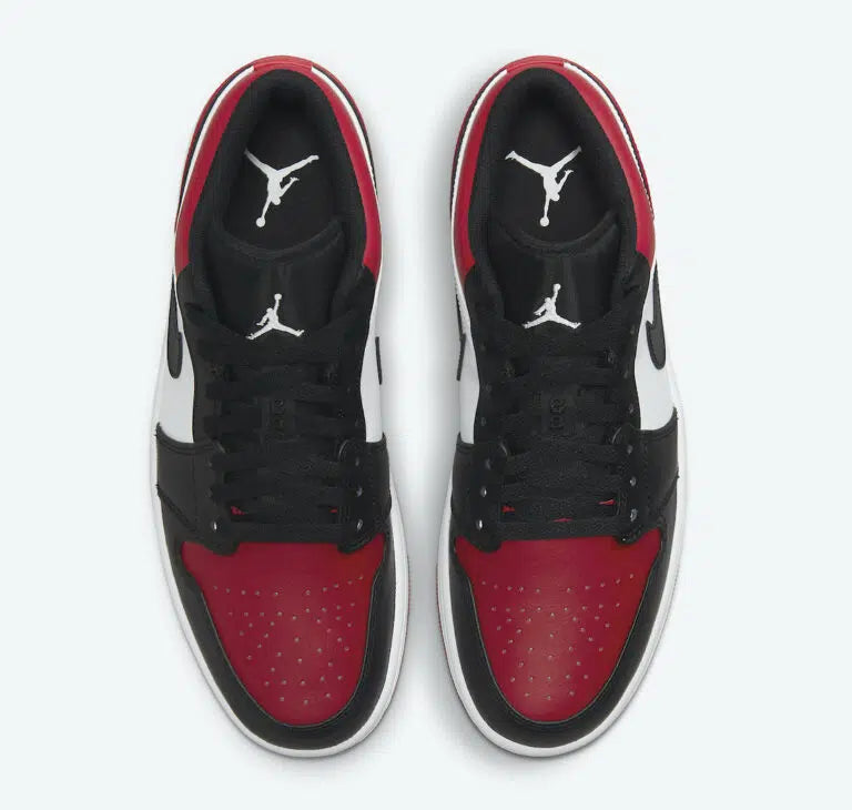 Air Jordan 1 Low "Bred Toe" Sneakers (Women's)