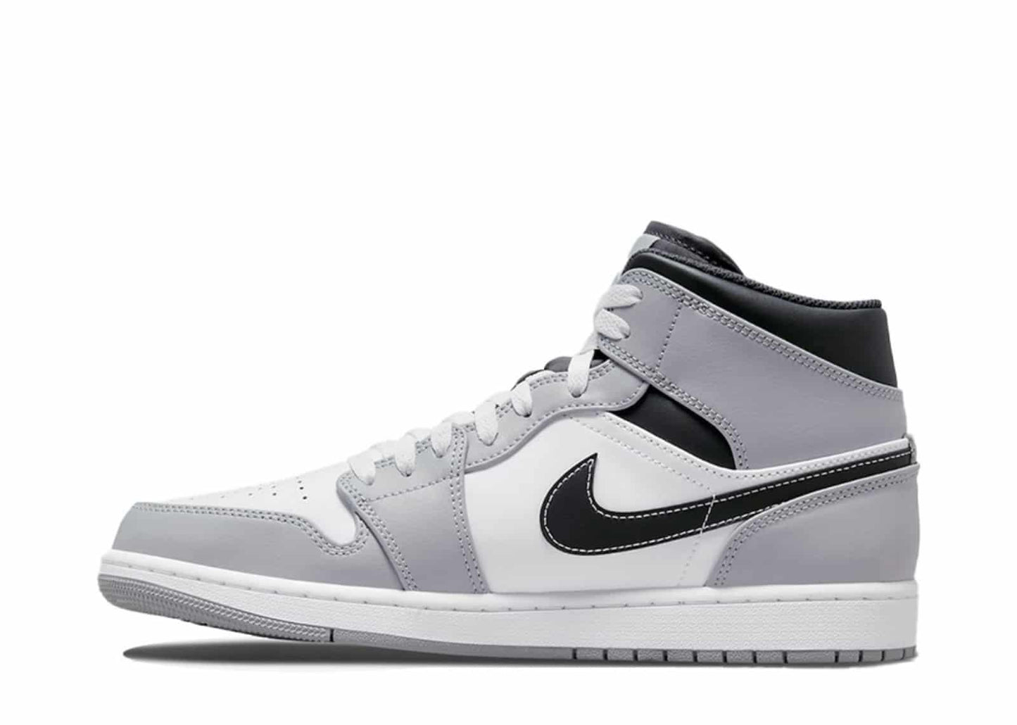 Air Jordan 1 Mid "Light Smoke Grey" Sneakers (Men's)