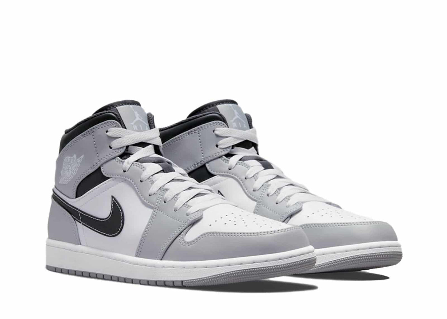 Air Jordan 1 Mid "Light Smoke Grey" Sneakers (Men's)