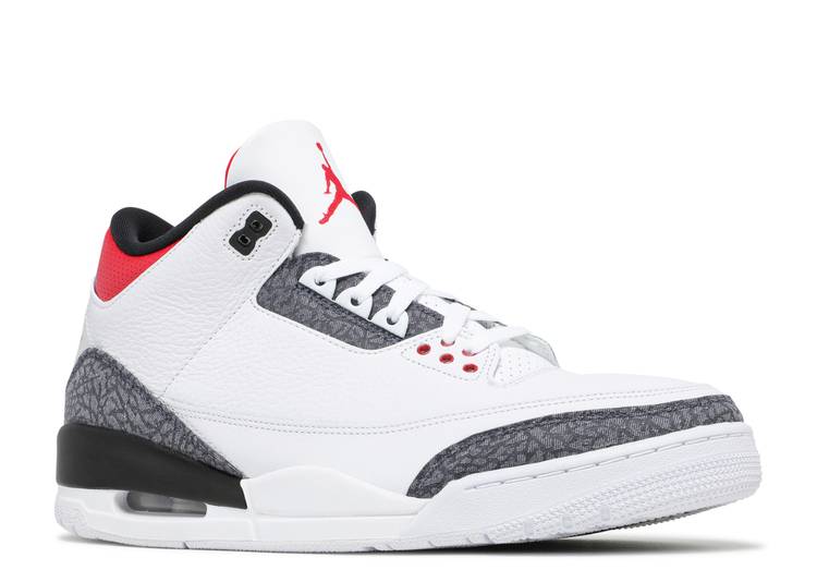 Air Jordan 3 Retro "Fire Red Denim" sneakers (Men's)