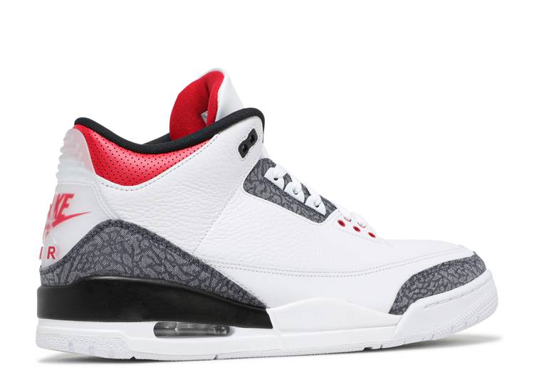Air Jordan 3 Retro "Fire Red Denim" sneakers (Men's)