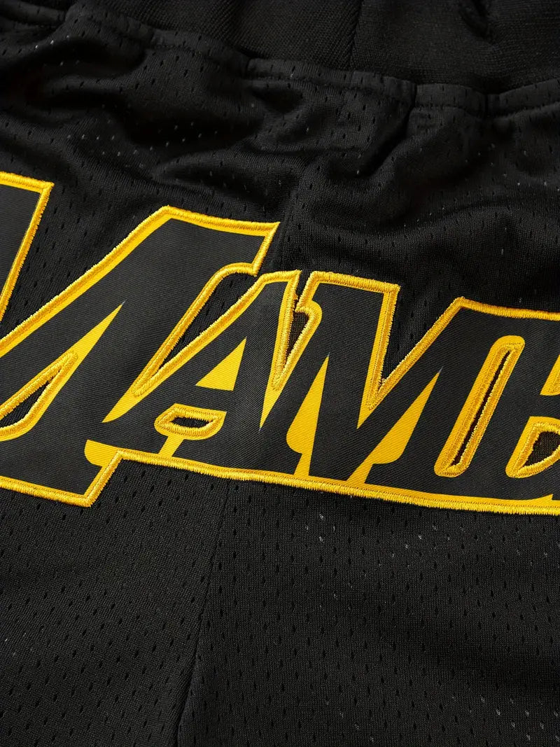 Black Mamba Retro Basketball Shorts