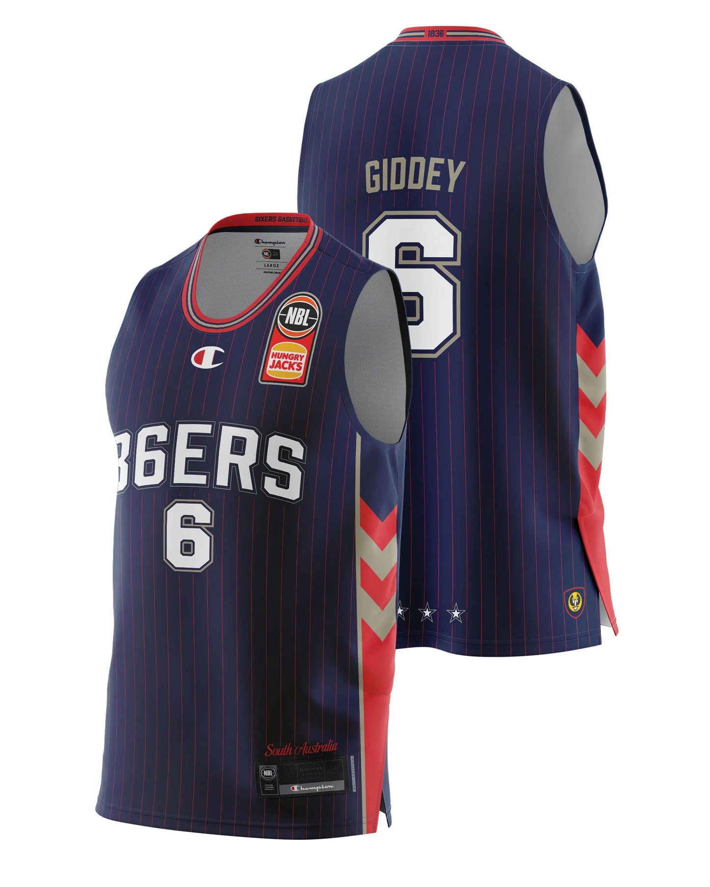 Adelaide 36ers Josh Giddey #6 Jersey