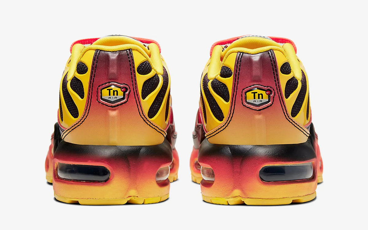 Nike Air Max Plus TN "Fade Chrome Yellow Bright Crimson" (Men's)