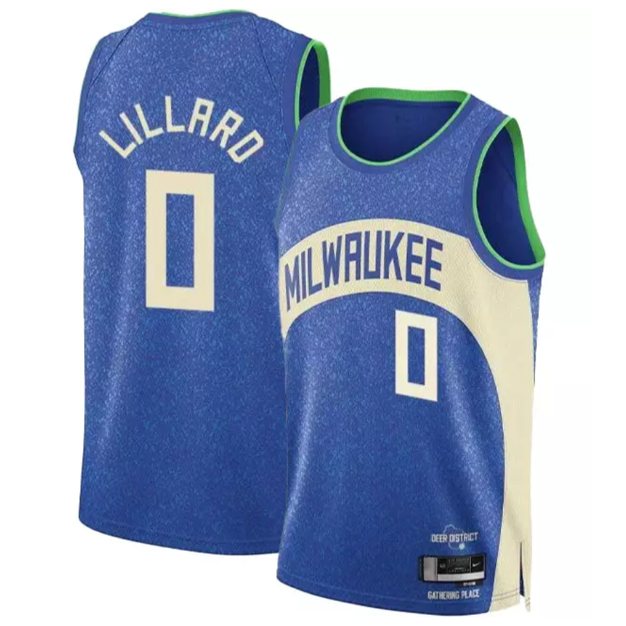 Bucks Damian Lillard 2023-24 City Edition Swingman Jersey