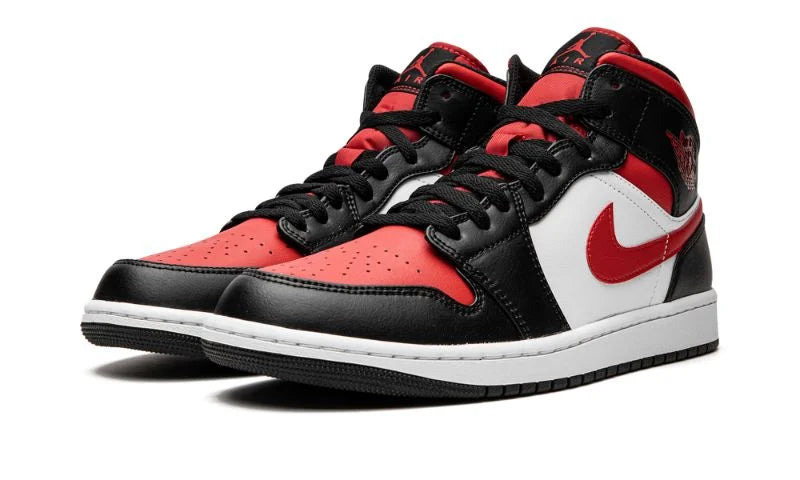 Air Jordan 1 Mid "Bred Toe" Sneakers (Men's)