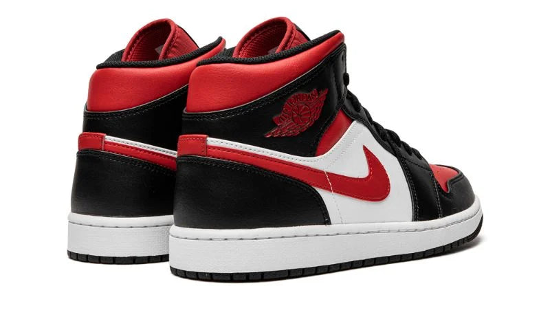Air Jordan 1 Mid "Bred Toe" Sneakers (Men's)