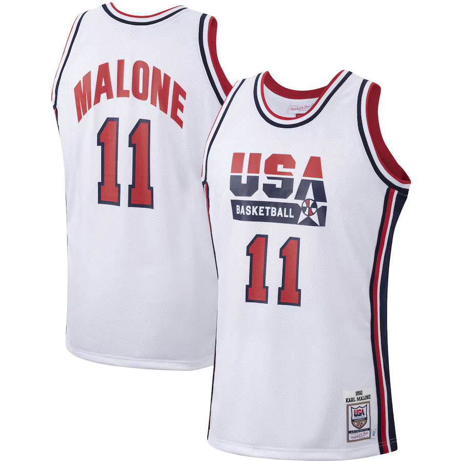 Karl Malone USA Basketball 1992 Dream Team Retro Jersey