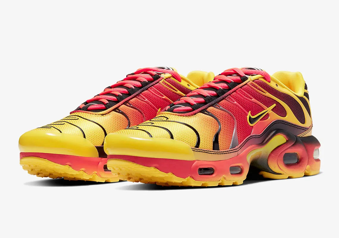 Nike Air Max Plus TN "Fade Chrome Yellow Bright Crimson" (Men's)