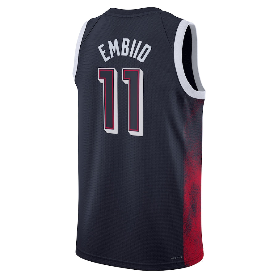 Joel Embiid Team USA Basketball Unisex 2024 Swingman Player Jersey - Navy