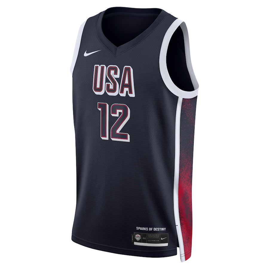 Jrue Holiday Team USA Basketball Unisex 2024 Swingman Player Jersey - Navy
