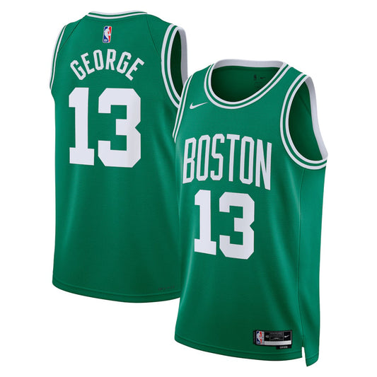 Boston Celtics Paul George Nike Icon Edition Swingman Jersey - Kelly Green - Unisex