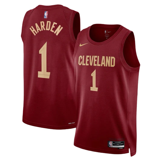 Cleveland Cavaliers James Harden Nike Icon Edition Swingman Jersey - Maroon - Unisex