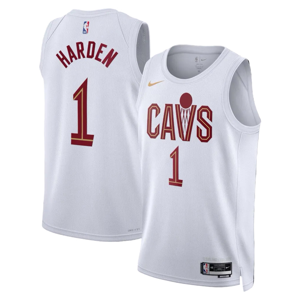 Cleveland Cavaliers James Harden Nike Association Edition Swingman Jersey - White - Unisex