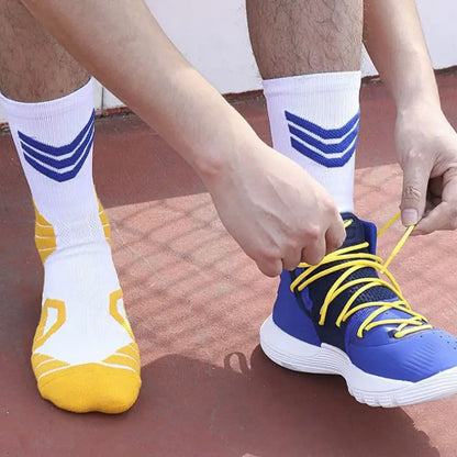 #30 Warriors Theme Crew Socks (2 Pairs)