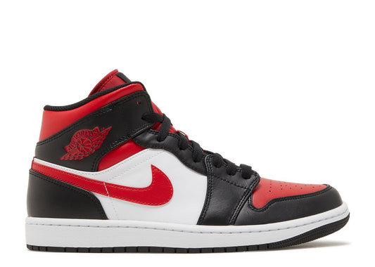 Air Jordan 1 Mid "Bred Toe" Sneakers (Men's)