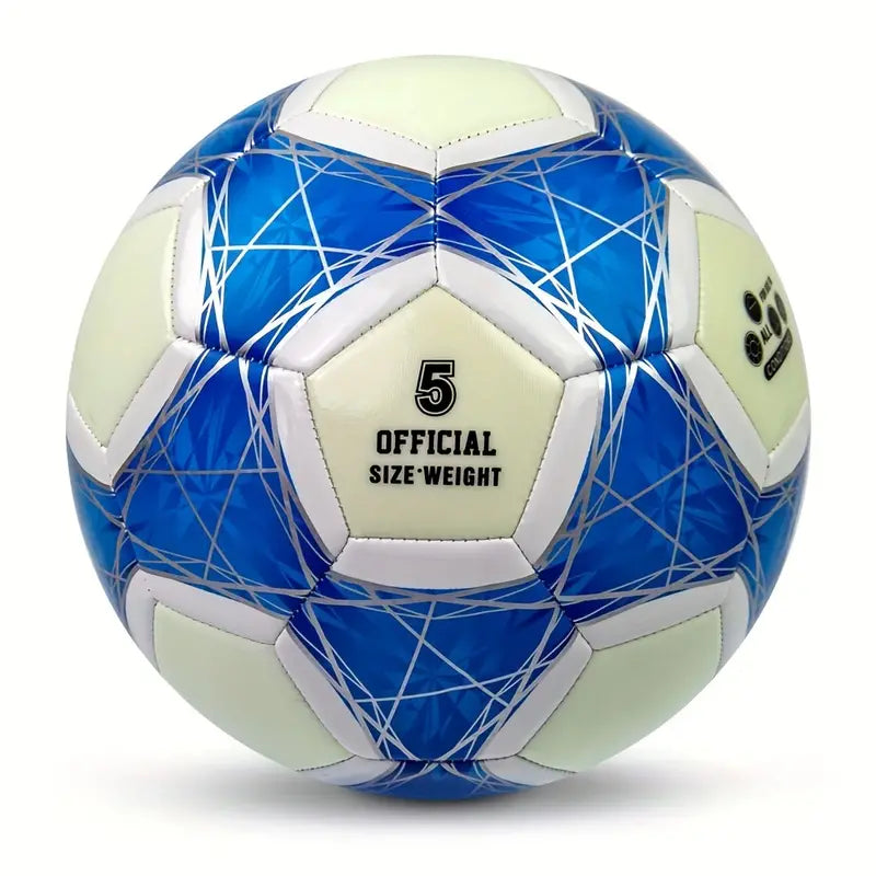 Luminous PU Leather Soccer/Football Size 5 (Glow In Dark)
