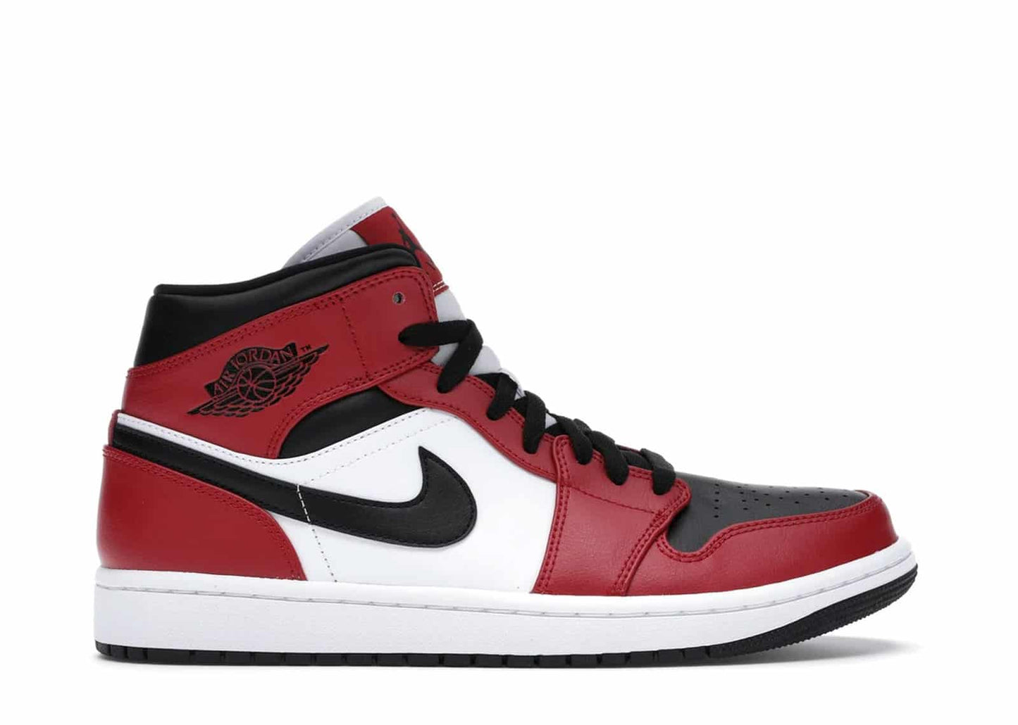 Air Jordan 1 Mid "Chicago Toe" Sneakers (Men's)