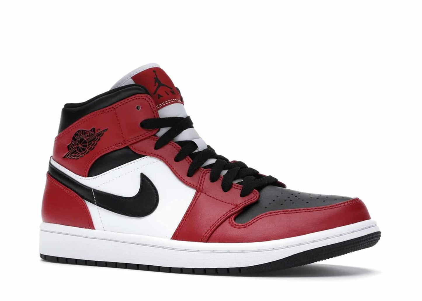 Air Jordan 1 Mid "Chicago Toe" Sneakers (Men's)