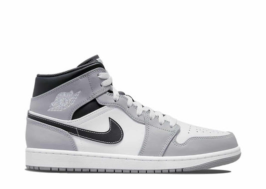 Air Jordan 1 Mid "Light Smoke Grey" Sneakers (Women's)