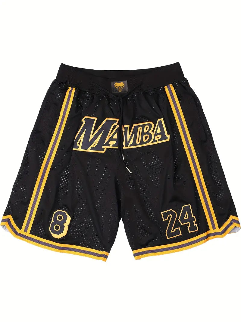 Black Mamba Retro Basketball Shorts