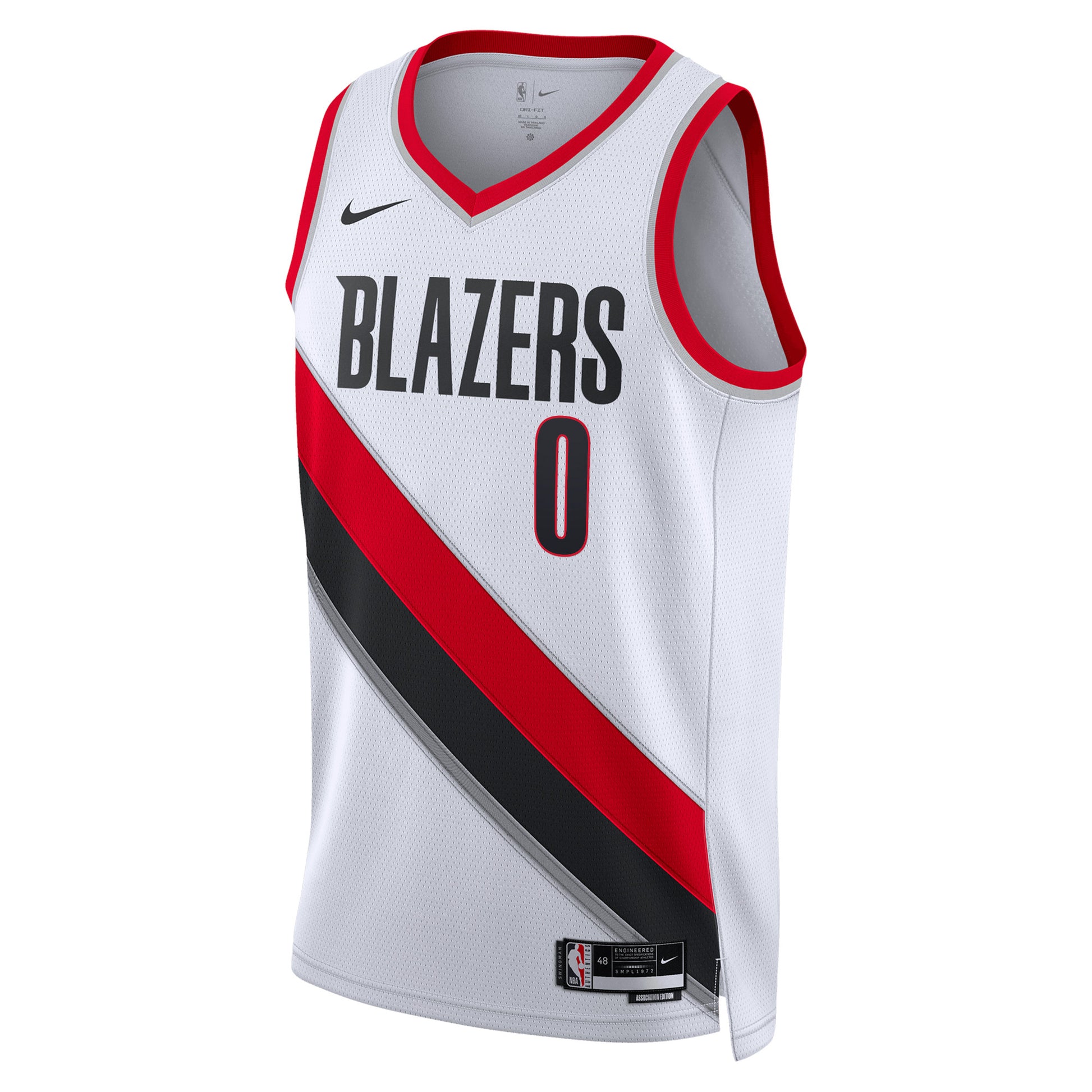 Nike Damian Lillard Portland Trail Blazers Icon Name & Number T