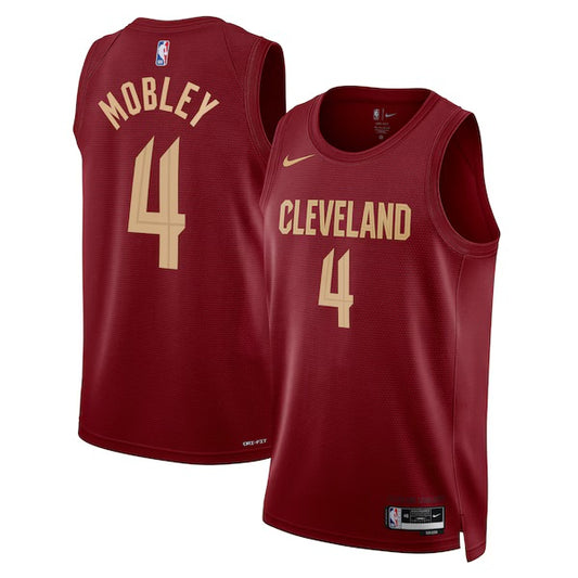 Cleveland Cavaliers Evan Mobley Nike Icon Edition Swingman Jersey - Maroon - Unisex