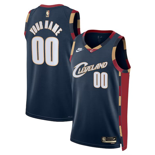 Cleveland Cavaliers Custom Nike Classic Edition Jersey - Navy - Unisex
