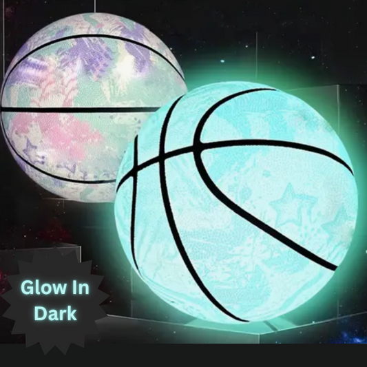 Starry Sky Luminous Glowing PU Leather Basketball Size 7 (Glow In Dark)