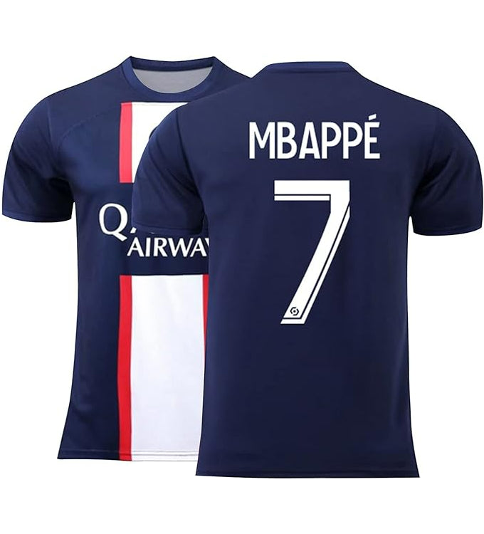 PSG 22-23 Home #7 Mbappé Soccer/Football Jersey | Kids/Adults