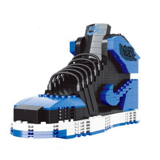 AJ1 Retro High OG “Royal Blue” Sneaker Building Block (Real Shoe Size)