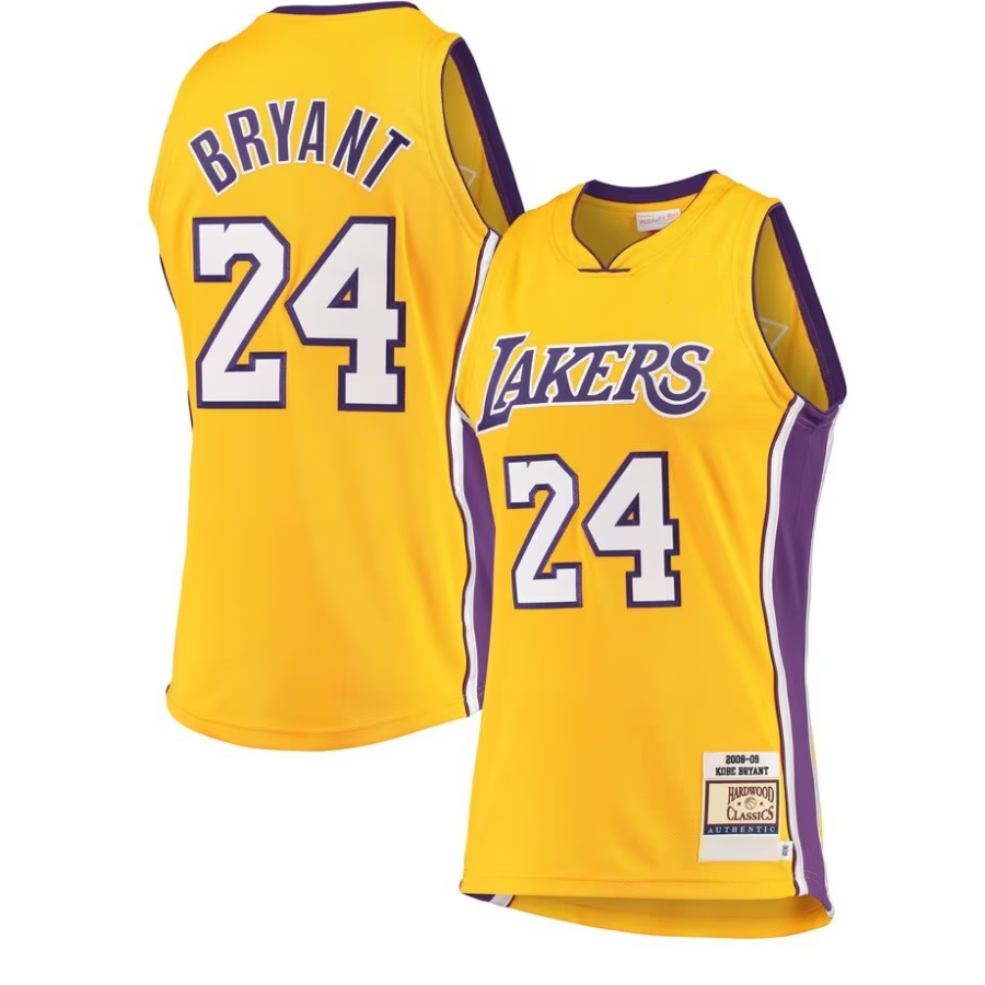 Lakers Kobe Bryant 2008-09 Finals Hardwood Classics Jersey