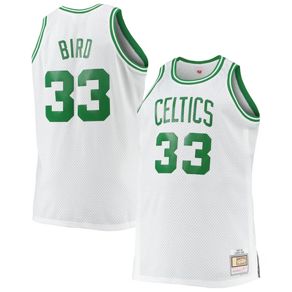 Celtics Larry Bird 1985-85 Hardwood Classics Jersey (Green/White/Black)