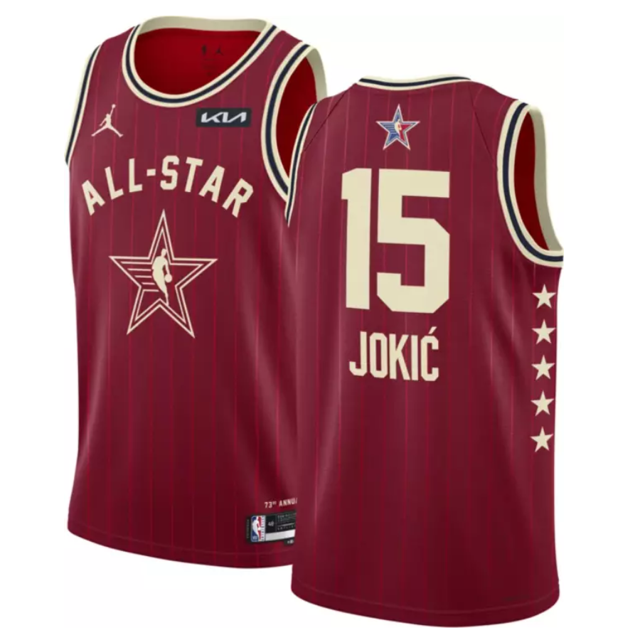 2024 NBA All-Star Game Nuggets Nikola Jokic #15 Swingman Jersey