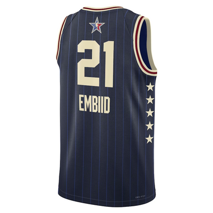 2024 NBA All-Star Game 76ers Joel Embiid #21 Swingman Jersey