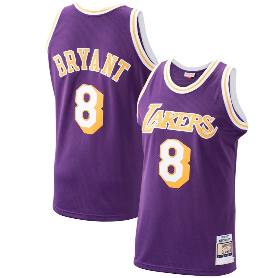 Lakers Kobe Bryant 1996-97 Hardwood Classics Jersey