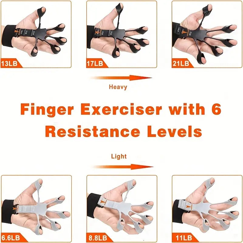 Fingers & Hand Exerciser/Strengthener (2 pcs)