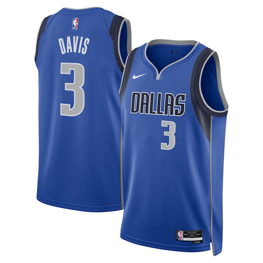 Mavericks Anthony Davis Nike Icon Swingman Jersey - Blue