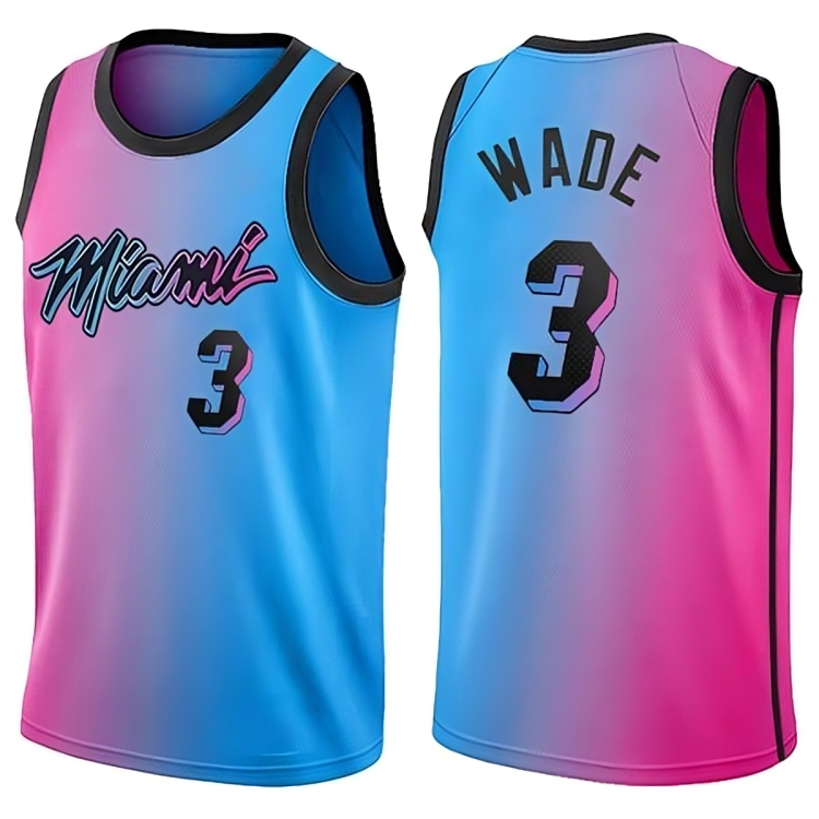 Heat Dwayne Wade Final Season Vice City Edition Swingman Jersey