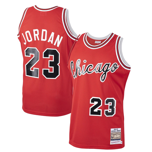 Chicago Bulls Jordan #23 Mitchell & Ness White 1984/85 Jersey
