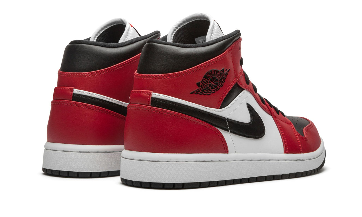 Air Jordan 1 Mid "Chicago Toe" Sneakers (Men's)