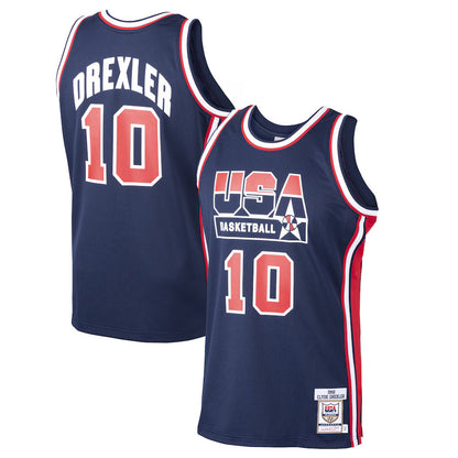 Clyde Drexler USA Basketball 1992 Dream Team Retro Jersey