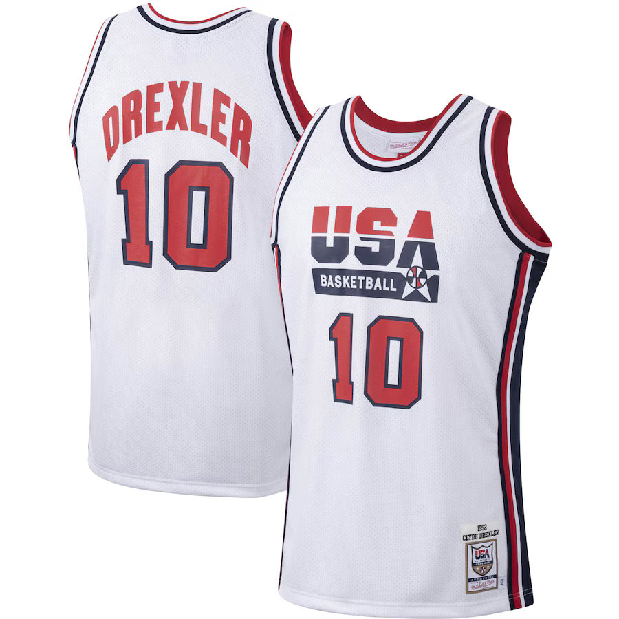 Clyde Drexler USA Basketball 1992 Dream Team Retro Jersey