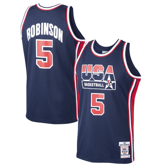 David Robinson USA Basketball 1992 Dream Team Retro Jersey