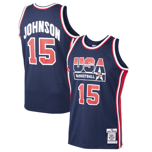 Magic Johnson USA Basketball 1992 Dream Team Retro Jersey