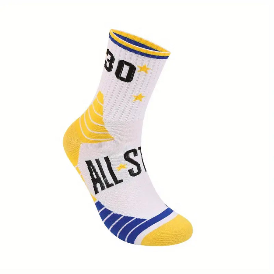 "Elite Series" All-Stars Basketball Socks (5 Pairs)